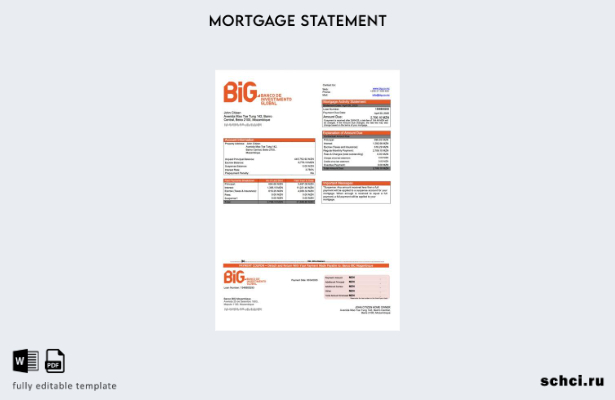 цифровая загрузка Мозамбик Banco BIG Мозамбик выписка по ипотеке Шаблон в формат